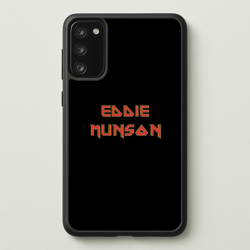Eddie Munson Text  - Stranger Things Phone Case for Galaxy S20