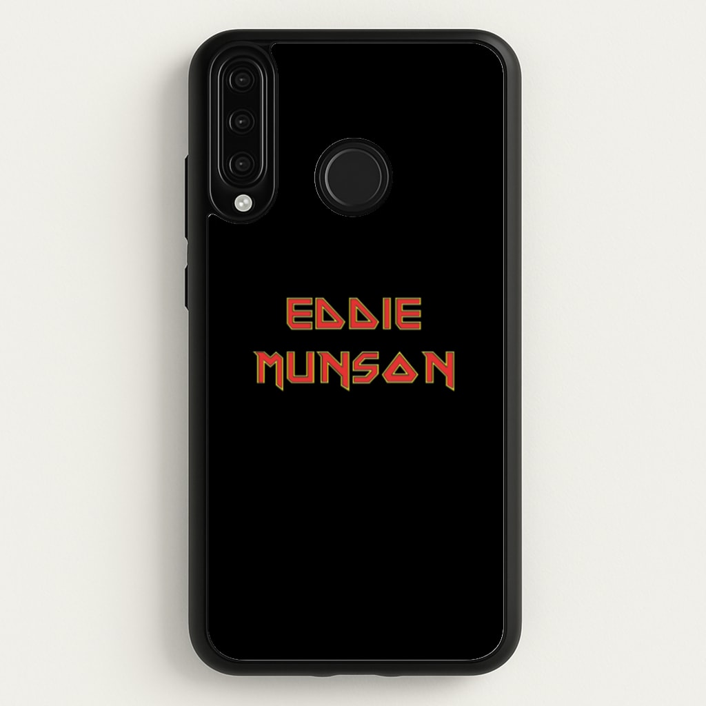 Eddie Munson Text - Stranger Things Phone Case for Huawei P30 Lite