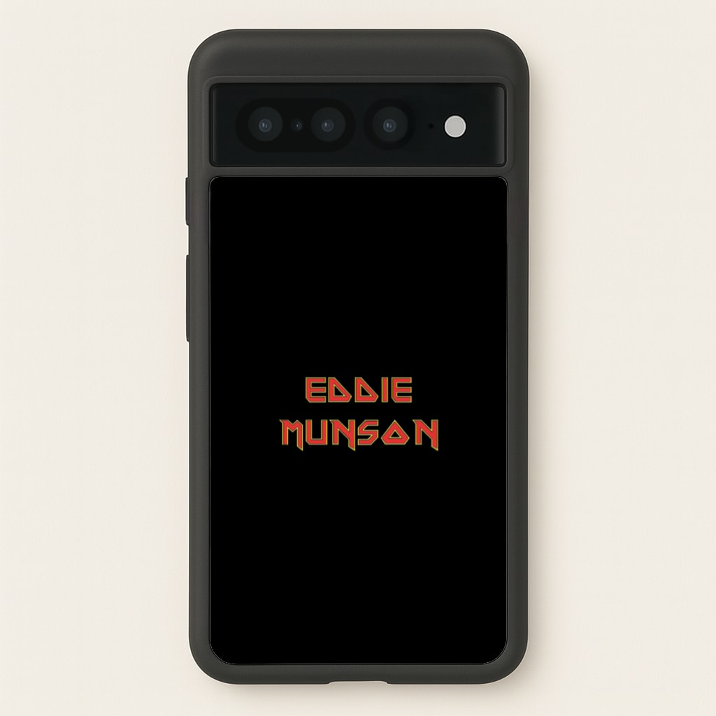 Eddie Munson Text  - Stranger Things Phone Case for Google Pixel 7 Pro