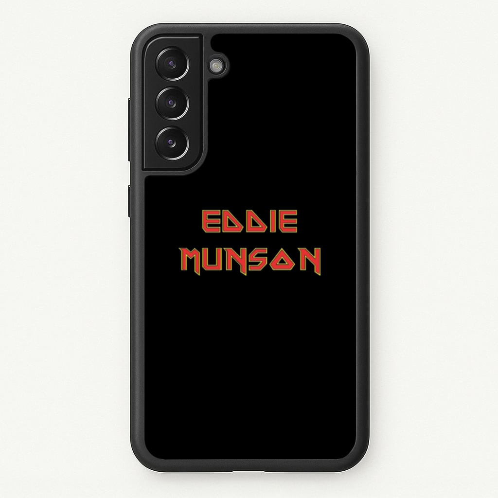 Eddie Munson Text  - Stranger Things Phone Case for Galaxy S21