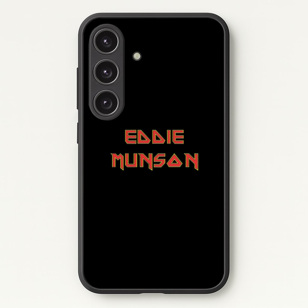 Eddie Munson Text - Stranger Things Phone Case for Galaxy S24