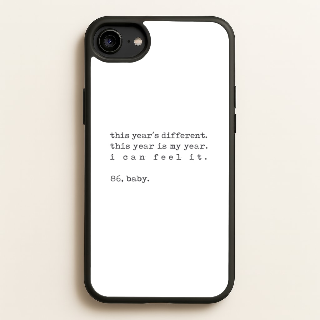 This Year's Different - Eddie Munson Stranger - Stranger Things Phone Case for iPhone 6 / 7 / 8 / SE