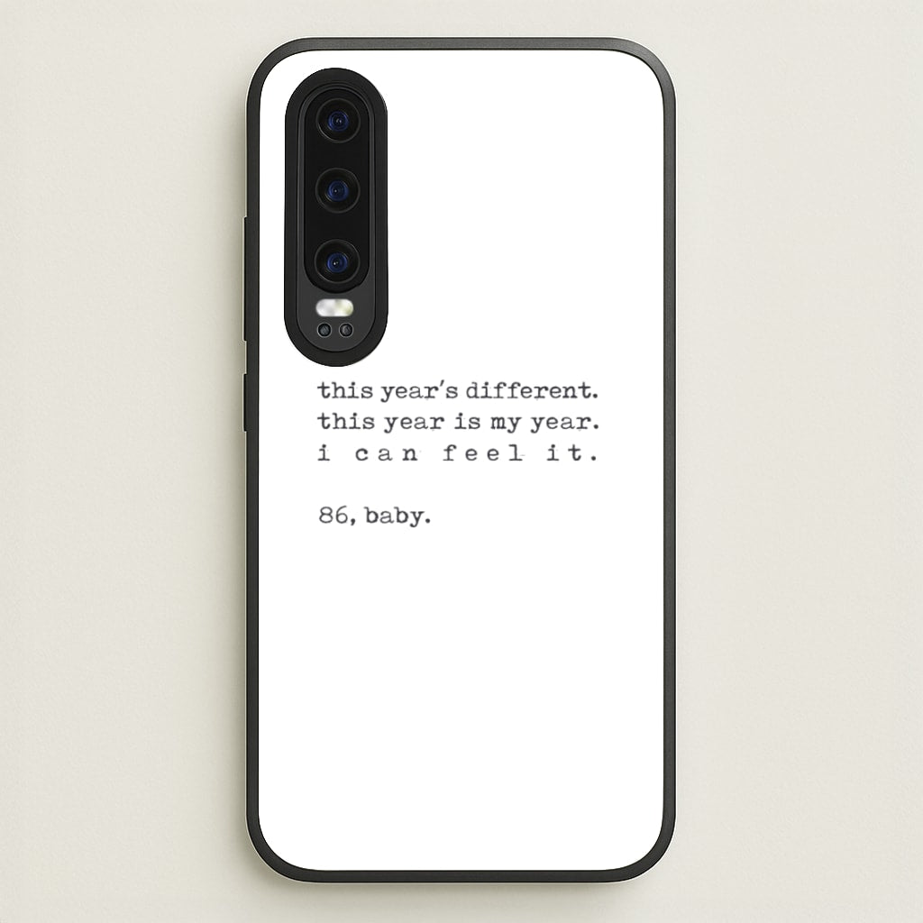 This Year's Different - Eddie Munson Stranger - Stranger Things Phone Case for Huawei P30