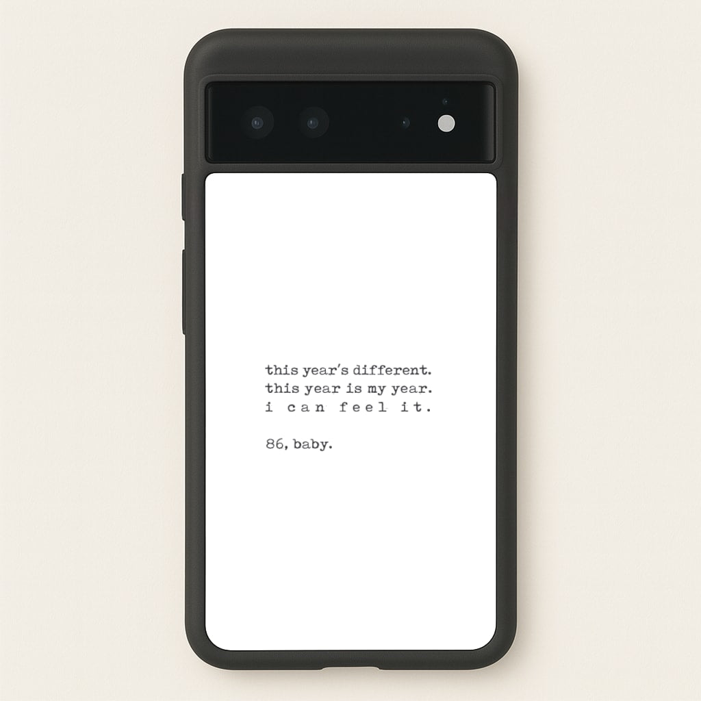 This Year's Different - Eddie Munson Stranger - Stranger Things Phone Case for Google Pixel 6