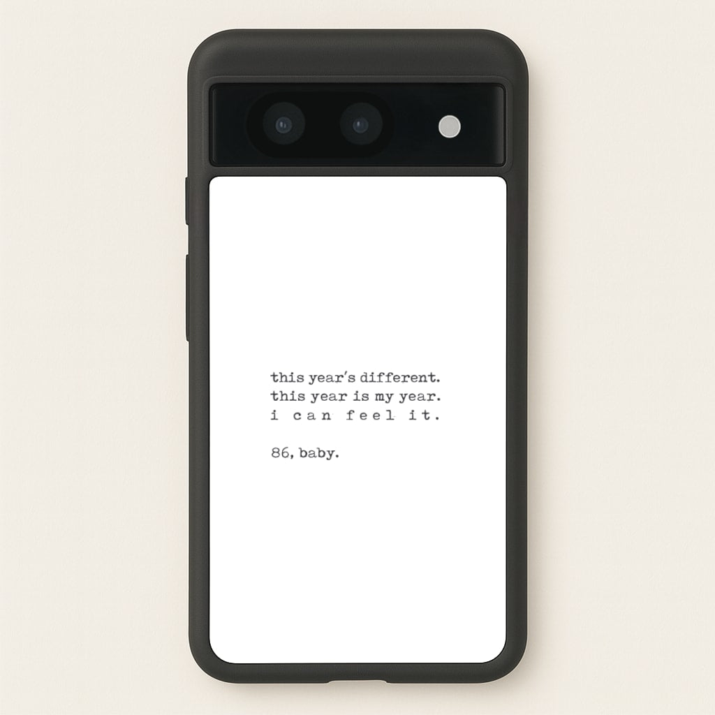 This Year's Different - Eddie Munson Stranger - Stranger Things Phone Case for Google Pixel 8a