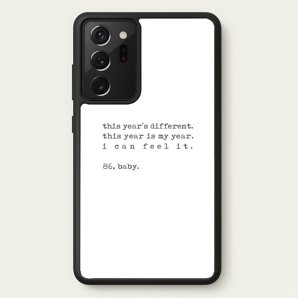 This Year's Different - Eddie Munson Stranger - Stranger Things Phone Case for Galaxy Note 20 Ultra