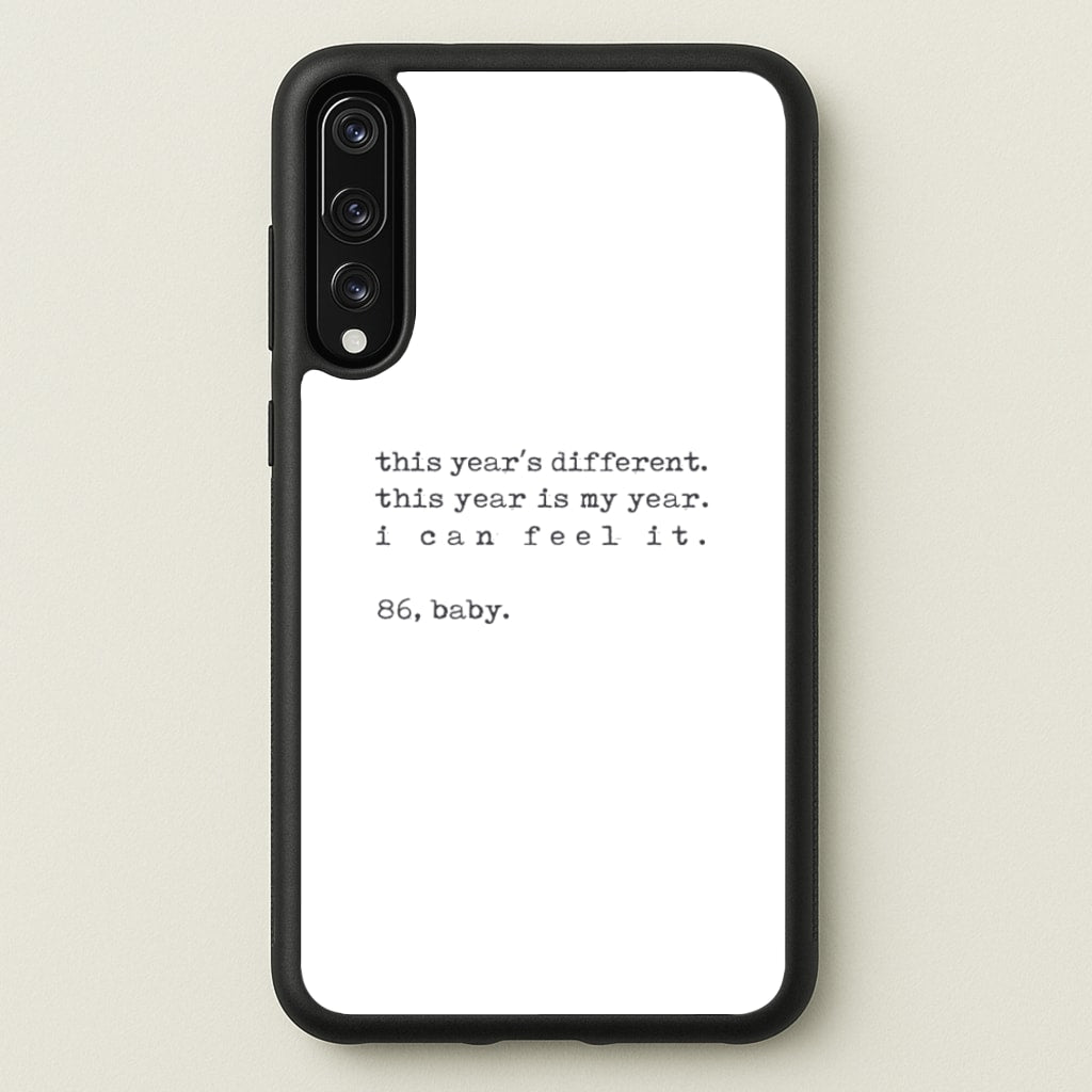 This Year's Different - Eddie Munson Stranger - Stranger Things Phone Case for Huawei P20 Pro