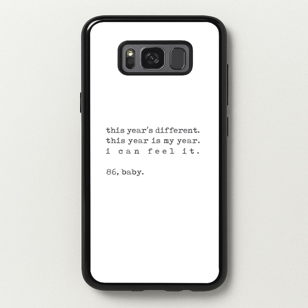 This Year's Different - Eddie Munson Stranger - Stranger Things Phone Case for Galaxy S8 Plus