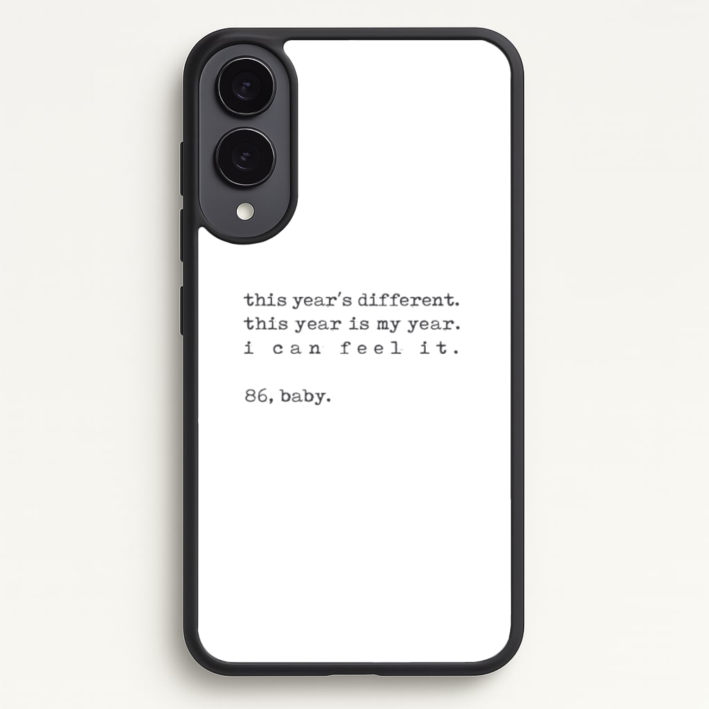 This Year's Different - Eddie Munson Stranger - Stranger Things Phone Case for Galaxy S25 Edge