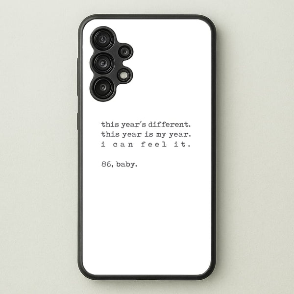 This Year's Different - Eddie Munson Stranger - Stranger Things Phone Case for Galaxy A13