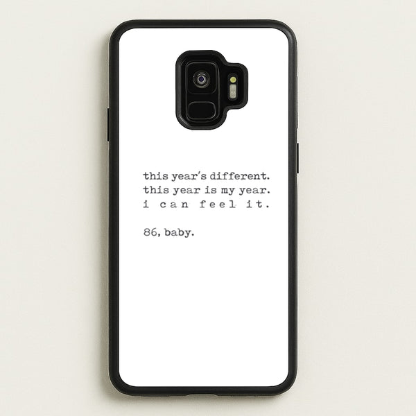 This Year's Different - Eddie Munson Stranger - Stranger Things Phone Case for Galaxy S9
