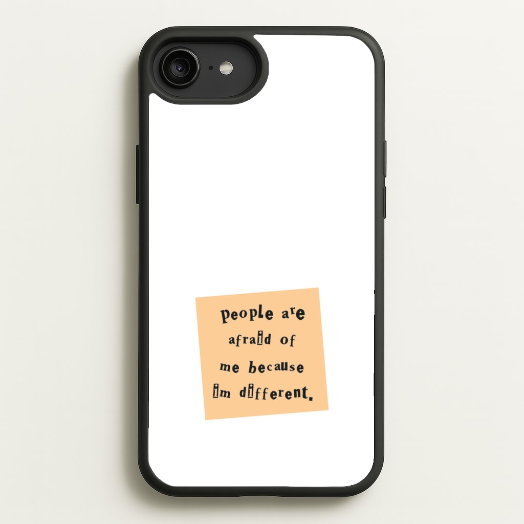 People Are Afraid Of Me - Scissorhands - Edward Scissorhands Phone Case for iPhone 6 Plus / 7 Plus / 8 Plus