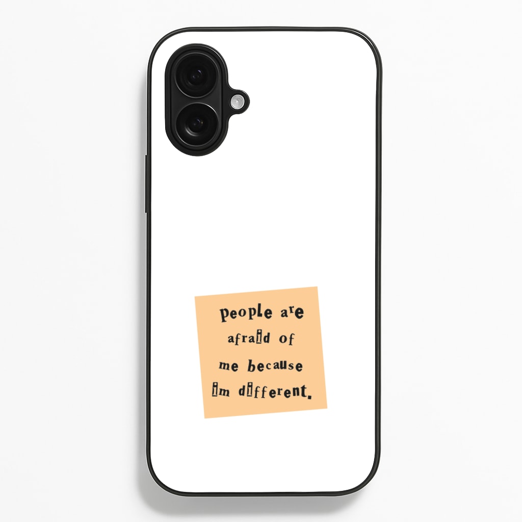 People Are Afraid Of Me - Scissorhands - Edward Scissorhands Phone Case for iPhone 16 Plus