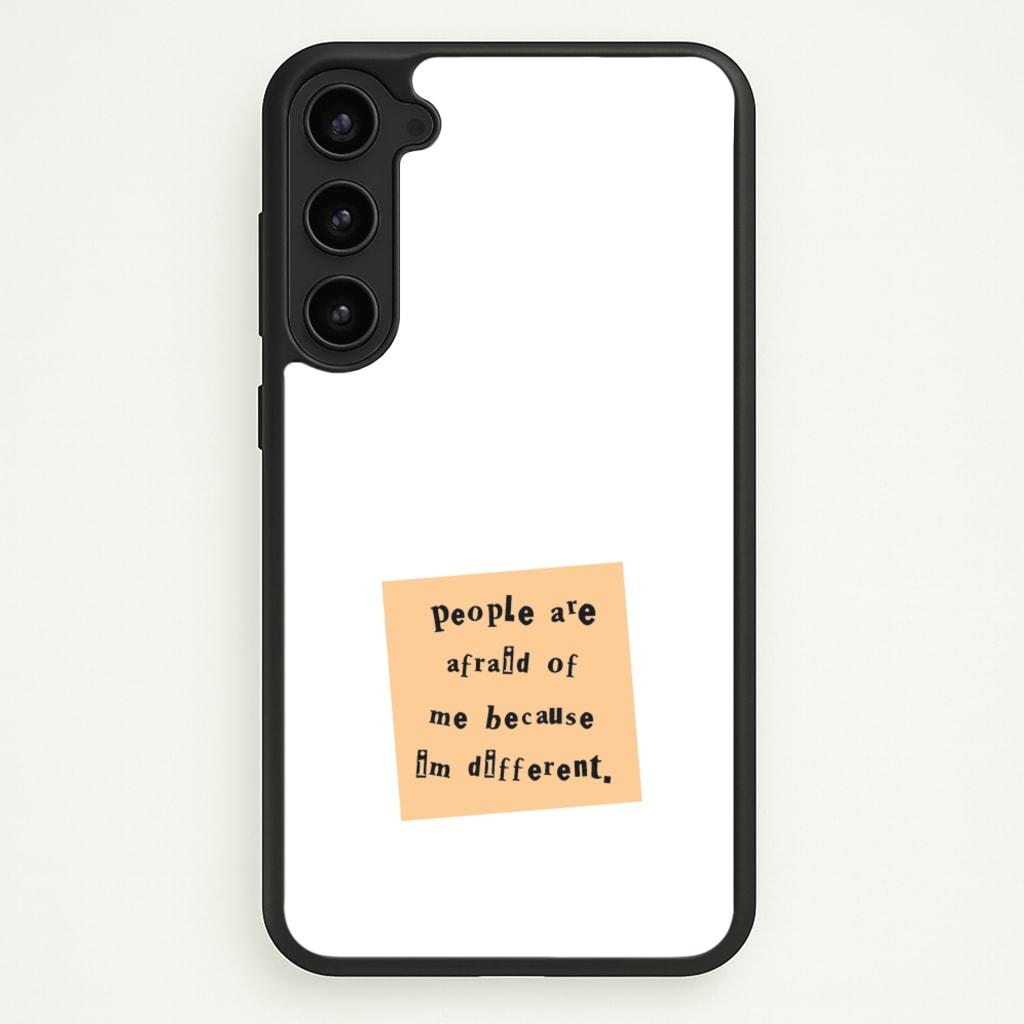 People Are Afraid Of Me - Scissorhands - Edward Scissorhands Phone Case for Galaxy S23 Plus