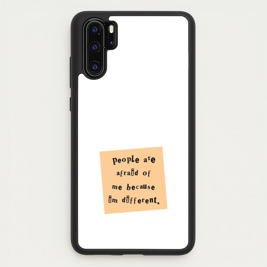 People Are Afraid Of Me - Scissorhands - Edward Scissorhands Phone Case for Huawei P30 Pro