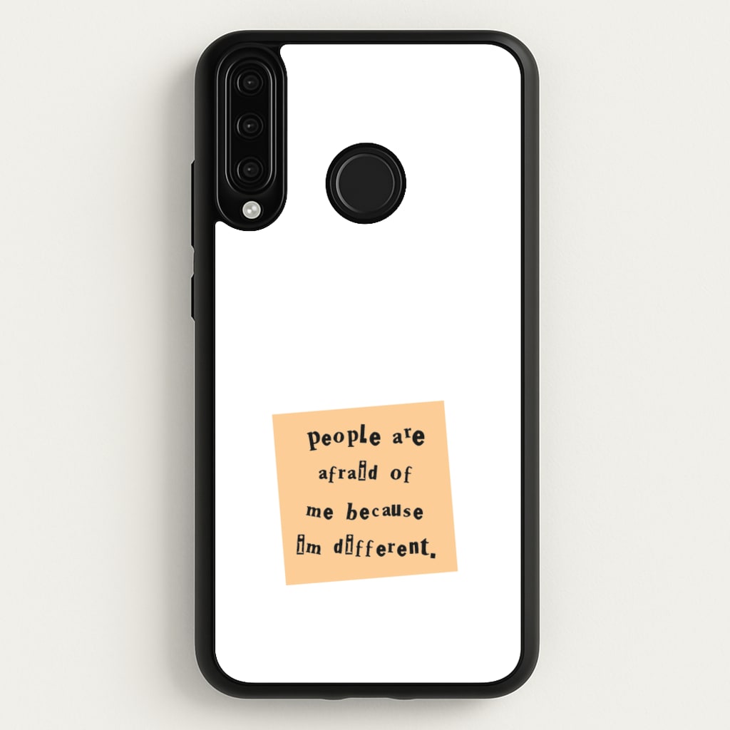 People Are Afraid Of Me - Scissorhands - Edward Scissorhands Phone Case for Huawei P30 Lite