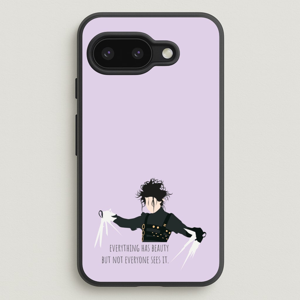 Everything Has Beauty - Scissorhands - Edward Scissorhands Phone Case for Google Pixel 9a