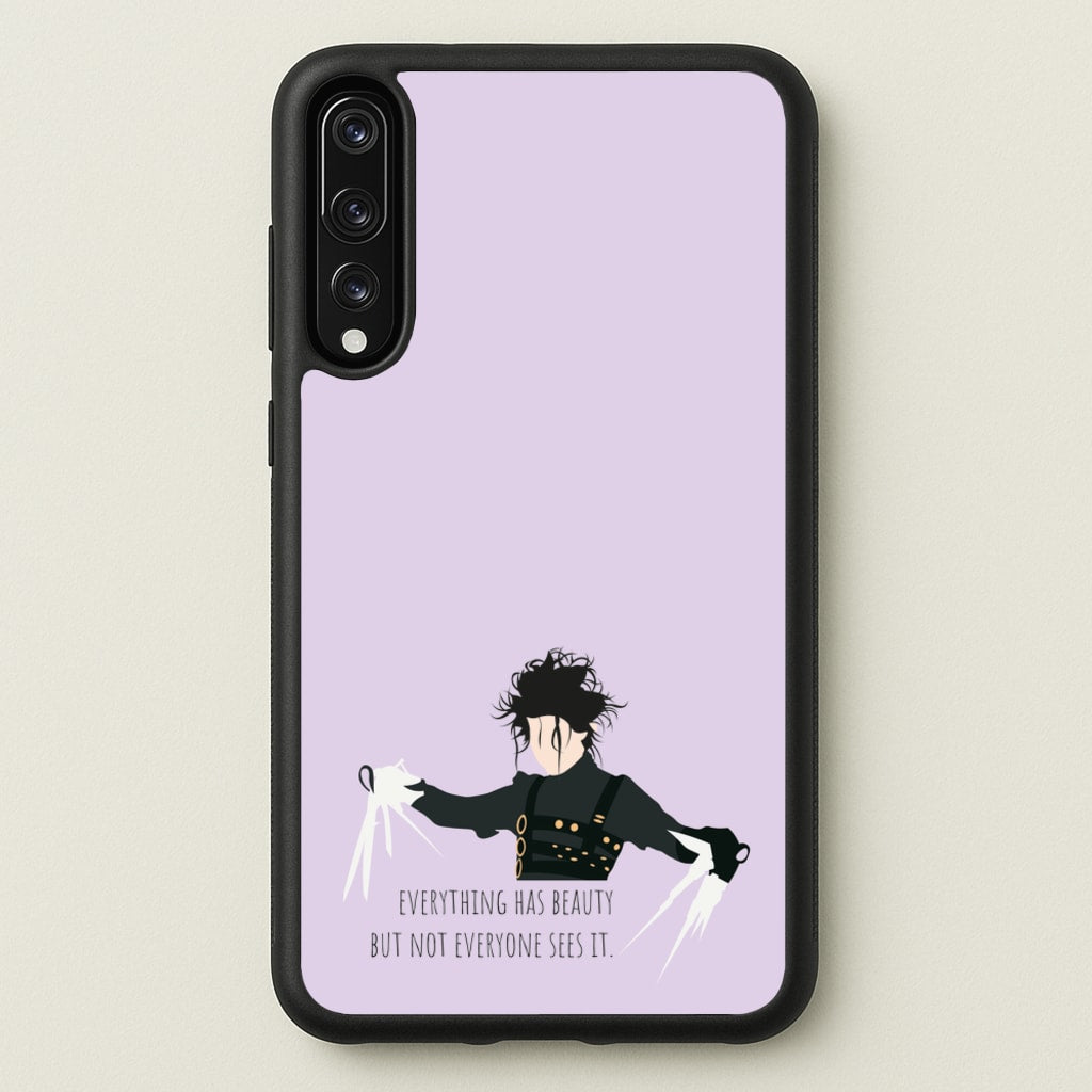 Everything Has Beauty - Scissorhands - Edward Scissorhands Phone Case for Huawei P20 Pro