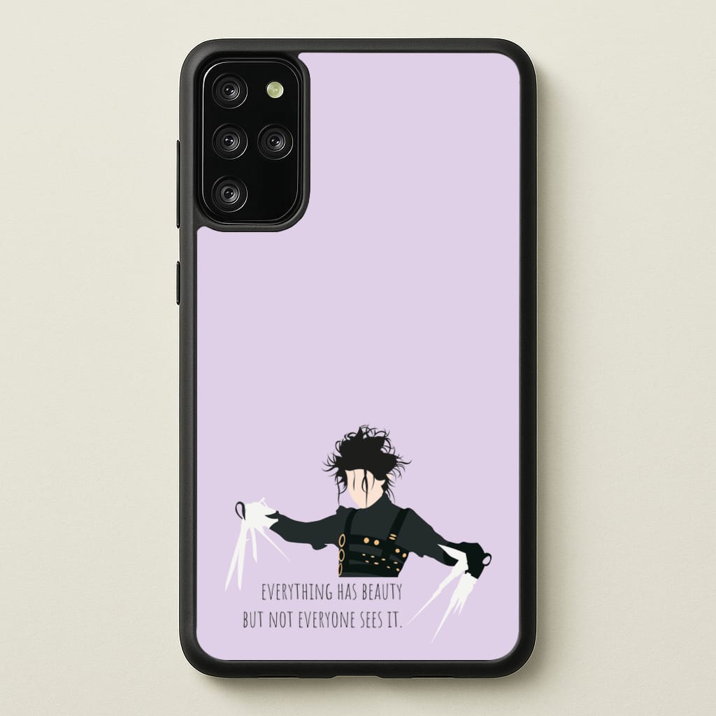 Everything Has Beauty - Scissorhands - Edward Scissorhands Phone Case for Galaxy S20 Plus