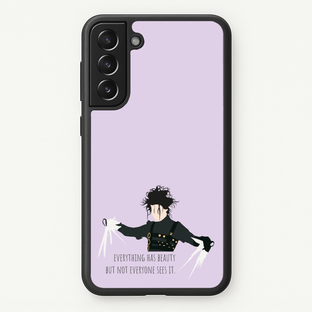 Everything Has Beauty - Scissorhands - Edward Scissorhands Phone Case for Galaxy S22 Plus