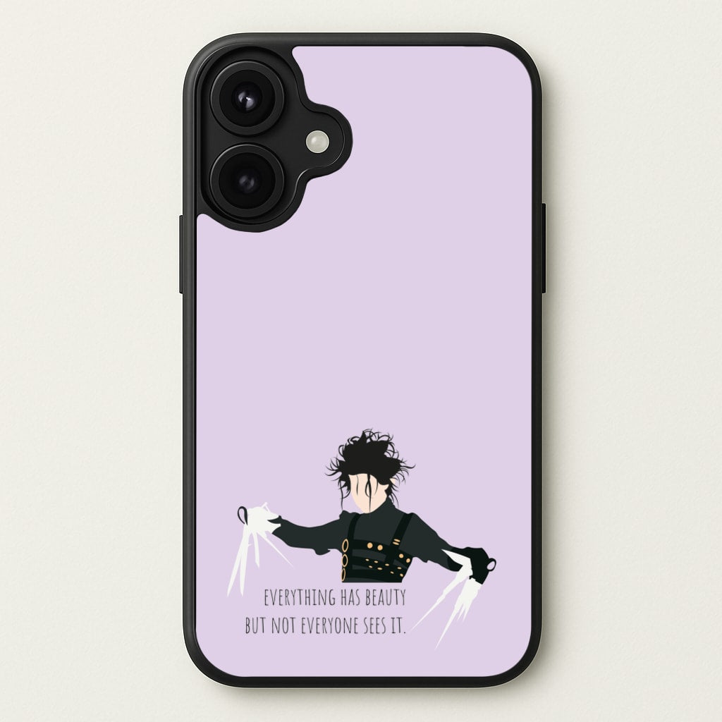 Everything Has Beauty - Scissorhands Phone Case for iPhone 17