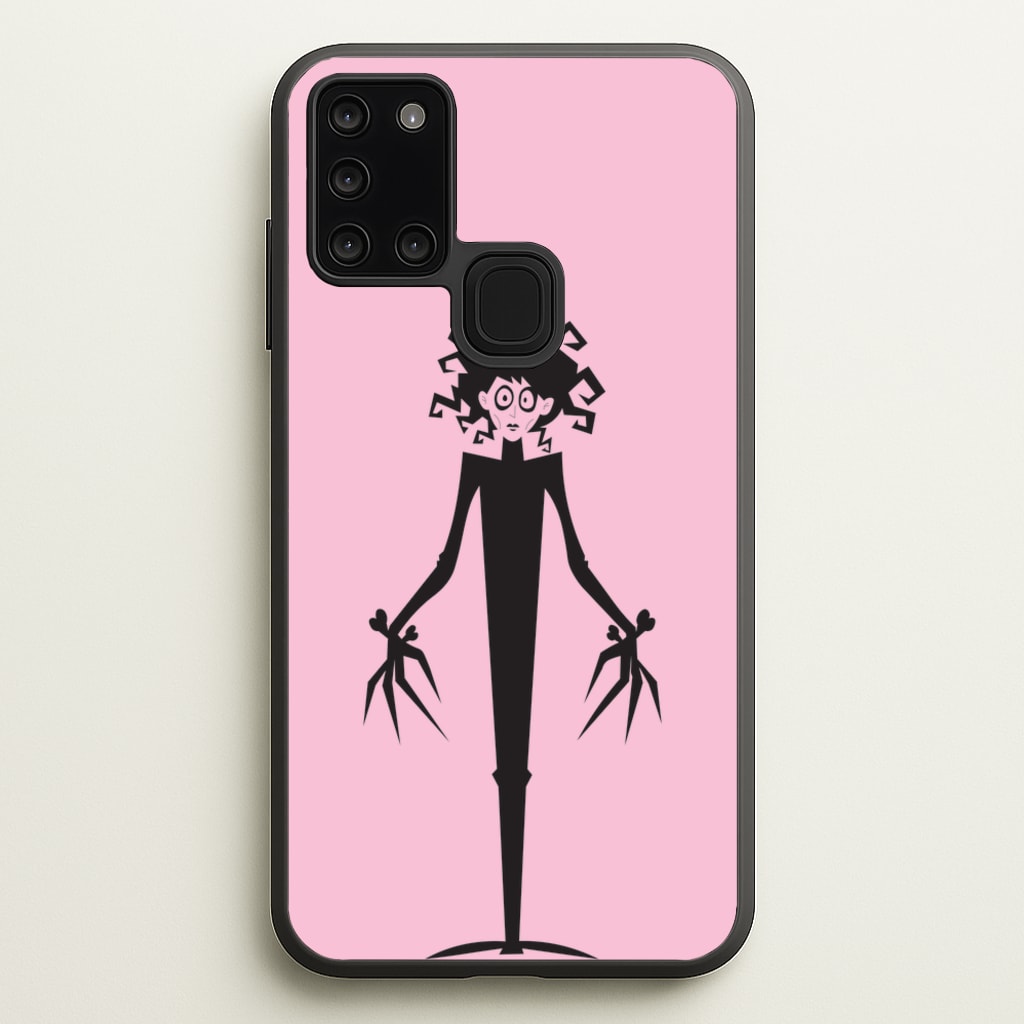 Cartoon - Scissorhands - Edward Scissorhands Phone Case for Galaxy A21s