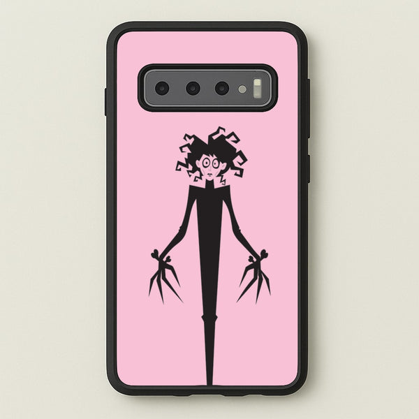 Cartoon - Scissorhands - Edward Scissorhands Phone Case for Galaxy S10