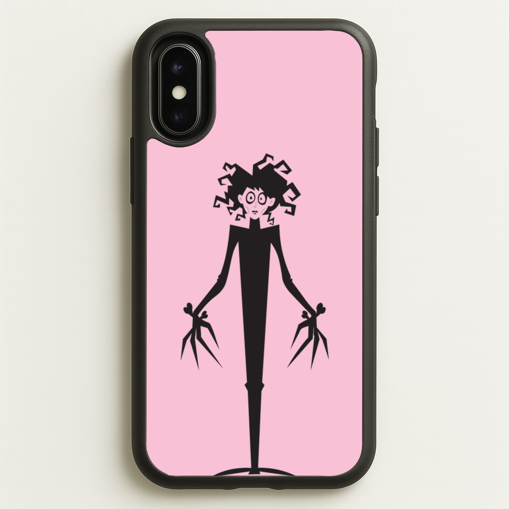 Cartoon - Scissorhands - Edward Scissorhands Phone Case for iPhone X / XS