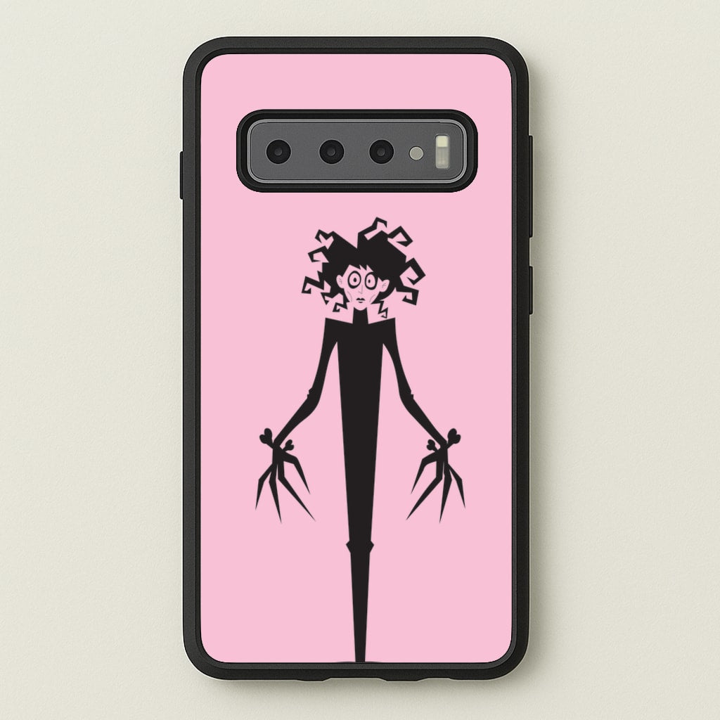 Cartoon - Scissorhands - Edward Scissorhands Phone Case for Galaxy S10 Plus
