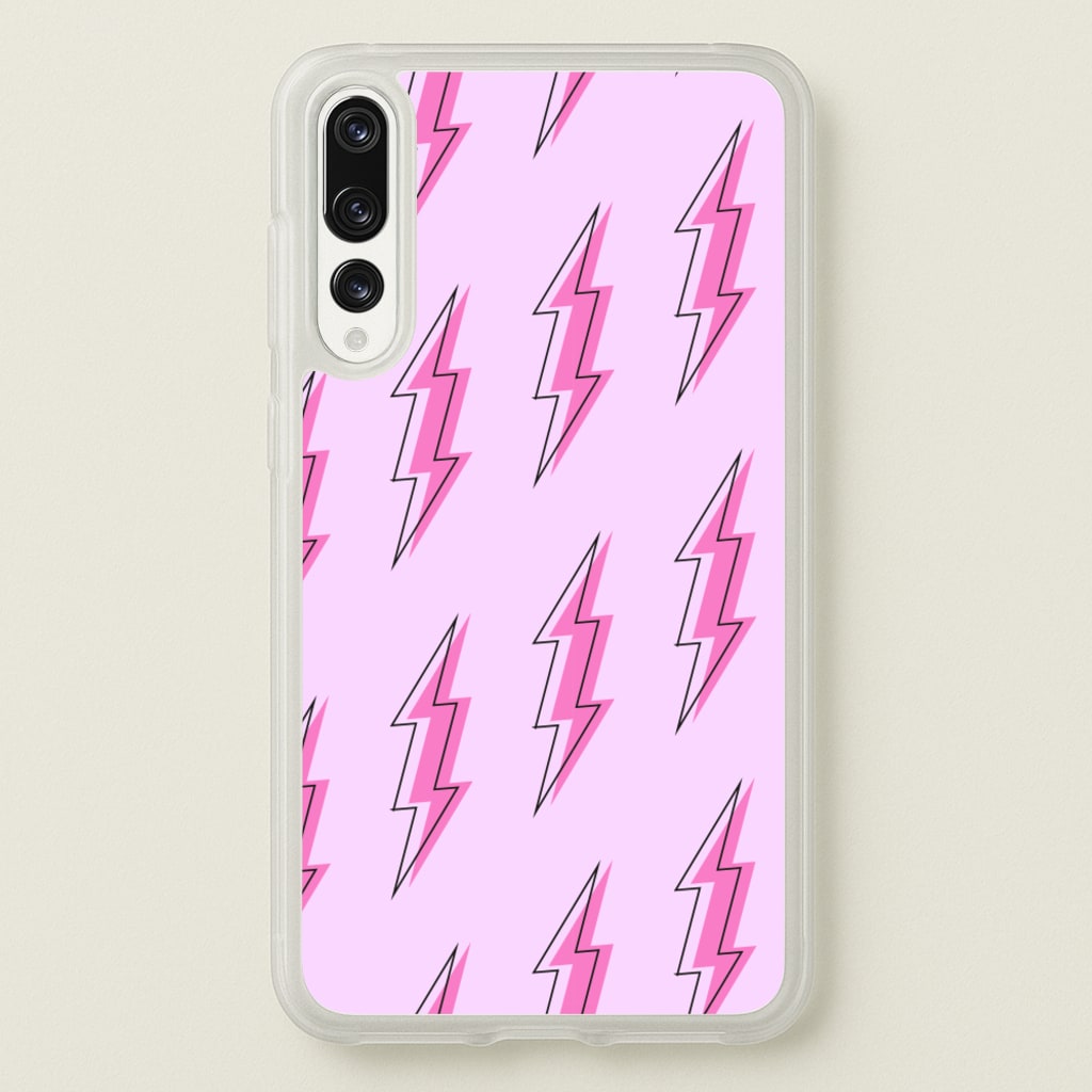 Pink Lightning - Eighties - Eighties Phone Case for Huawei P20 Pro
