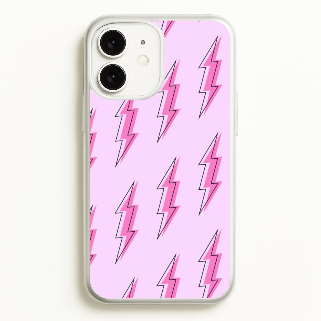 Pink Lightning - Eighties - Eighties Phone Case for iPhone 11