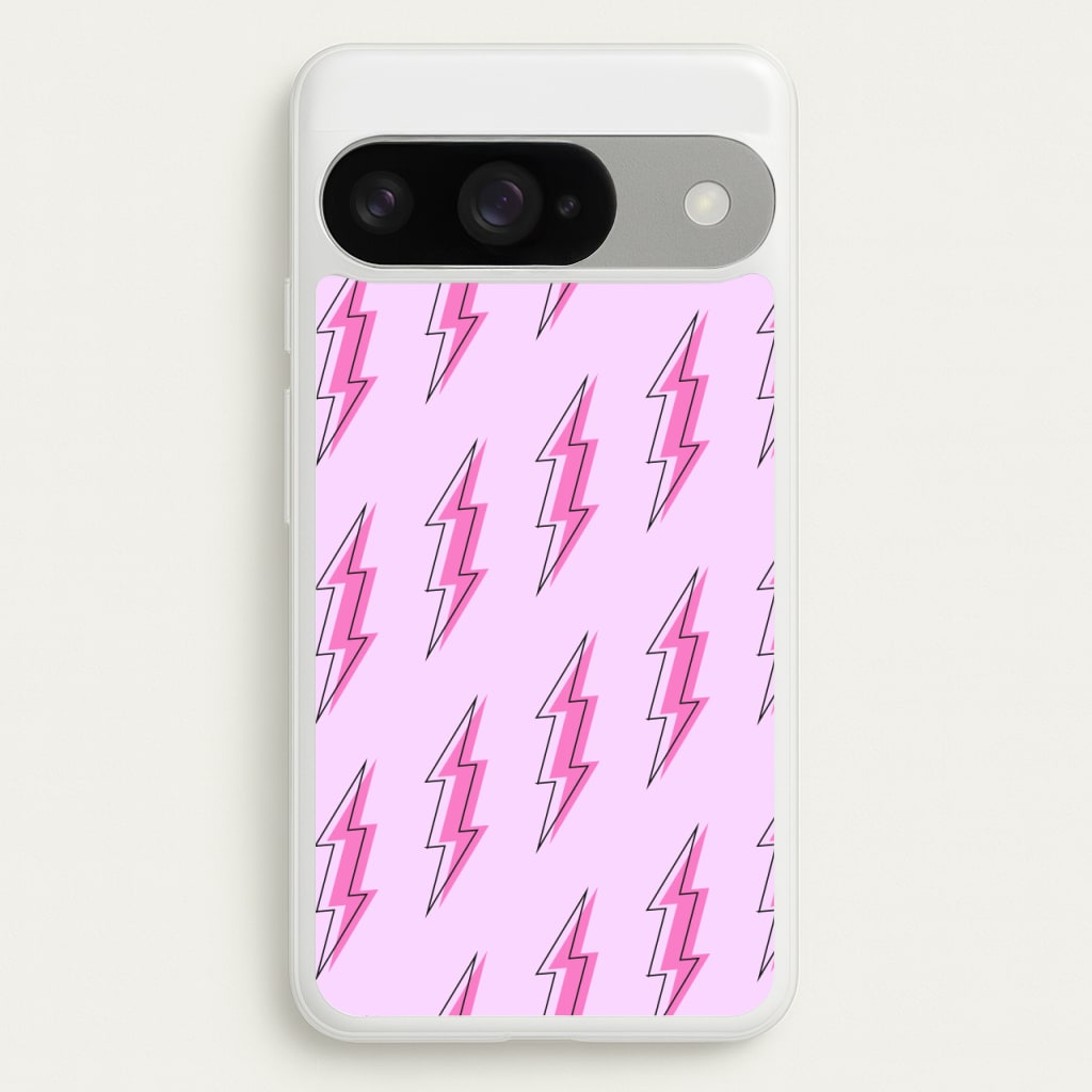 Pink Lightning - Eighties Phone Case for Google Pixel 10 / 10 Pro