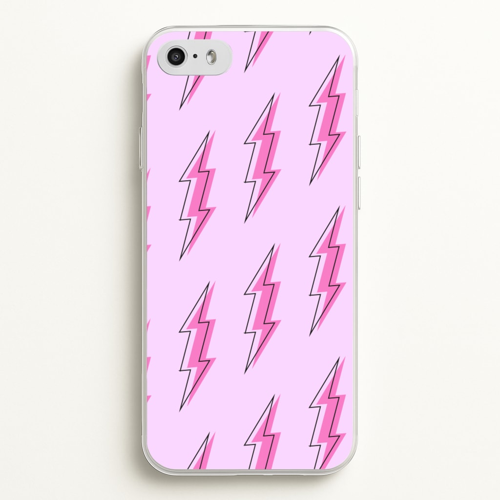 Pink Lightning - Eighties - Eighties Phone Case for iPhone 5 / 5s / SE 2016