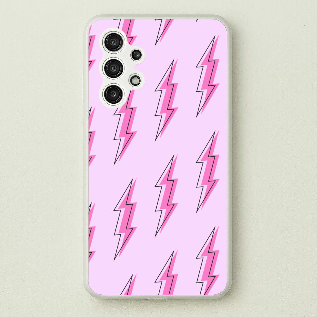Pink Lightning - Eighties - Eighties Phone Case for Galaxy A13