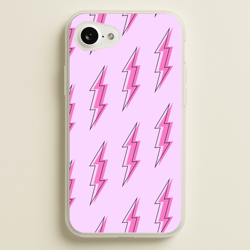 Pink Lightning - Eighties - Eighties Phone Case for iPhone 16e