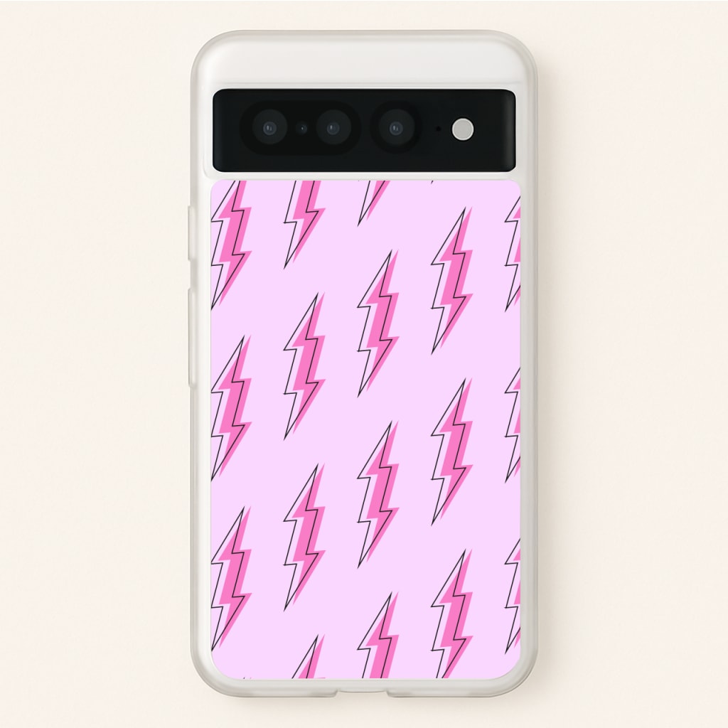 Pink Lightning - Eighties - Eighties Phone Case for Google Pixel 7 Pro