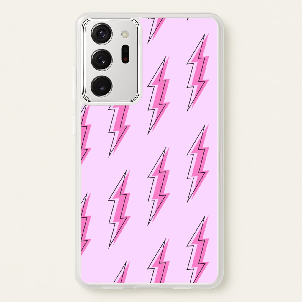 Pink Lightning - Eighties - Eighties Phone Case for Galaxy Note 20 Ultra