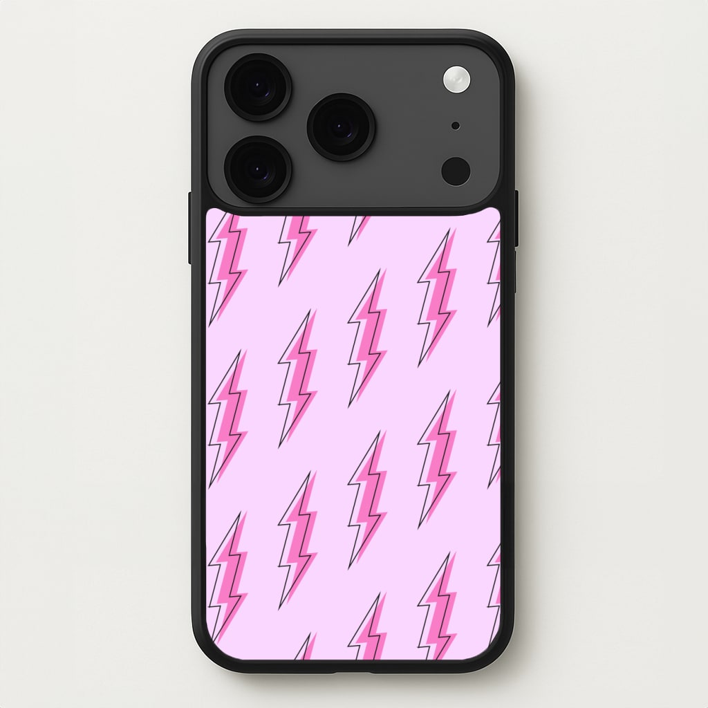 Pink Lightning - Eighties Phone Case for iPhone 17 Pro Max