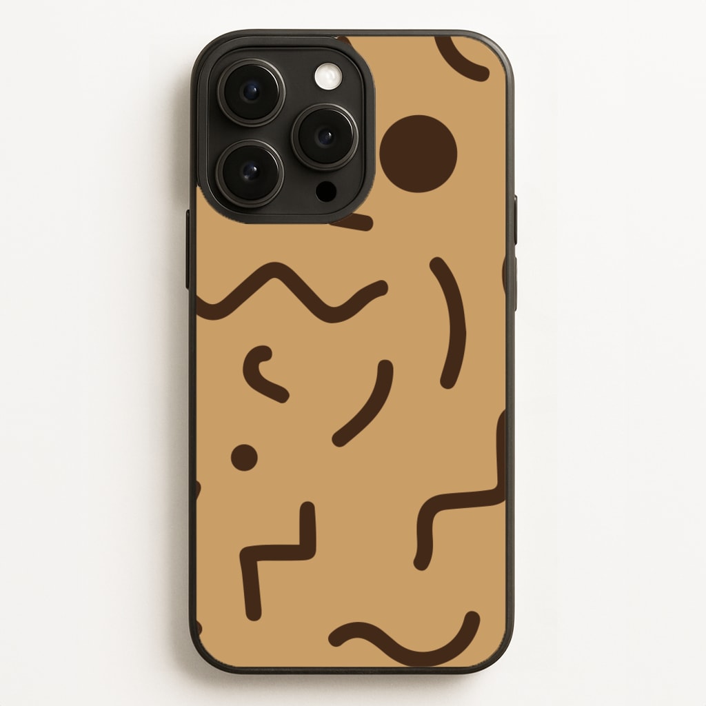 Nude Abstract Pattern - Eighties - Eighties Phone Case for iPhone 16 Pro Max