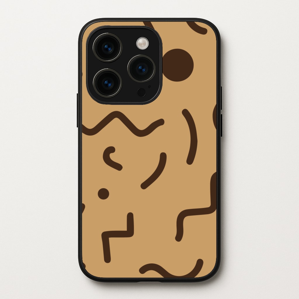 Nude Abstract Pattern - Eighties - Eighties Phone Case for iPhone 14 Pro Max