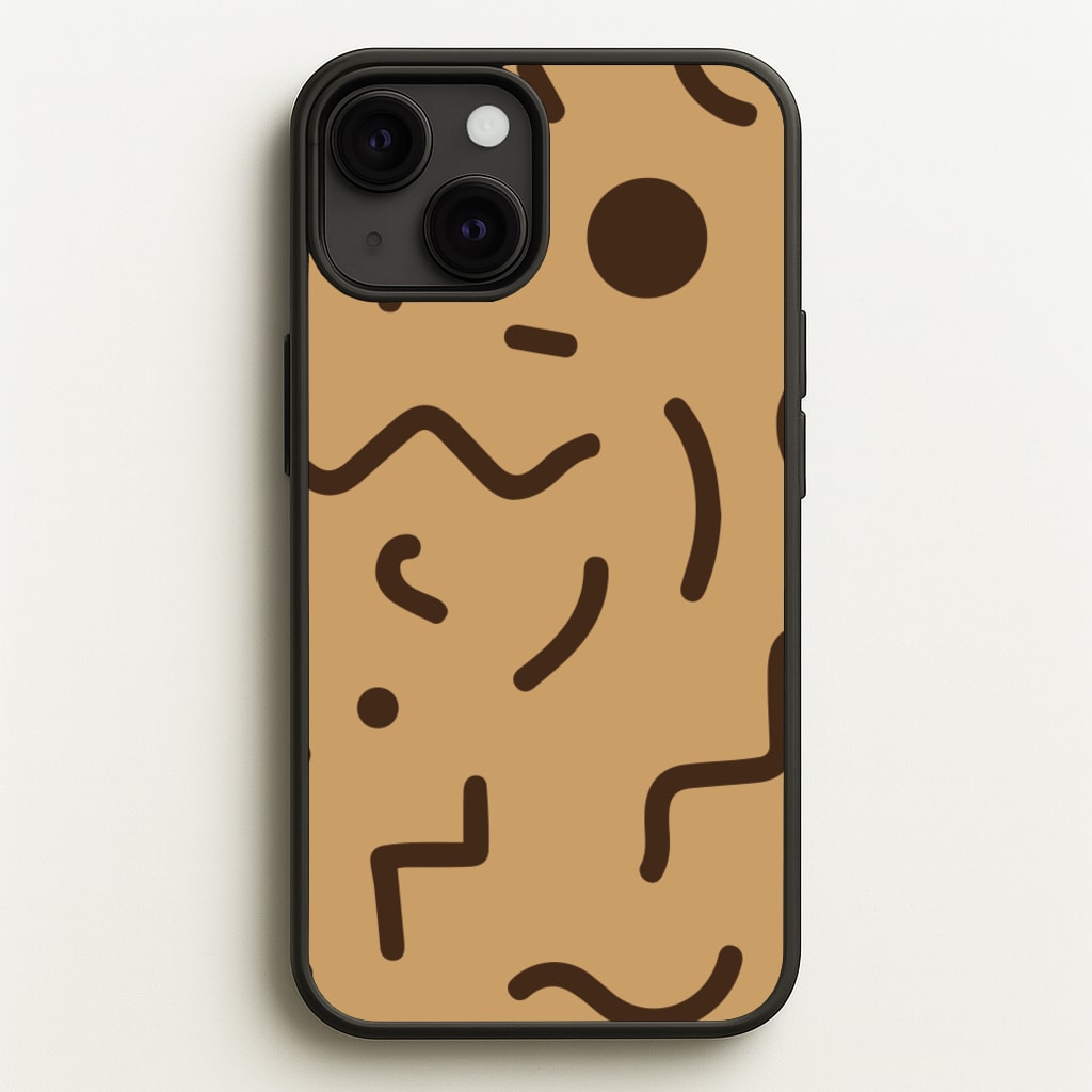 Nude Abstract Pattern - Eighties - Eighties Phone Case for iPhone 13 Mini
