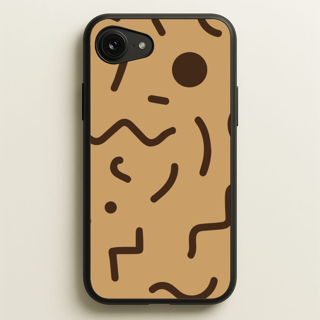 Nude Abstract Pattern - Eighties - Eighties Phone Case for iPhone 16e