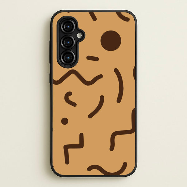 Nude Abstract Pattern - Eighties - Eighties Phone Case for Galaxy A54