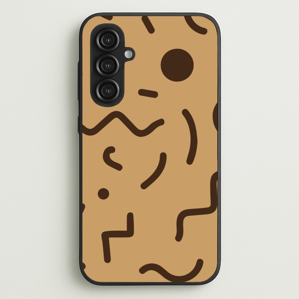 Nude Abstract Pattern - Eighties - Eighties Phone Case for Galaxy S23FE