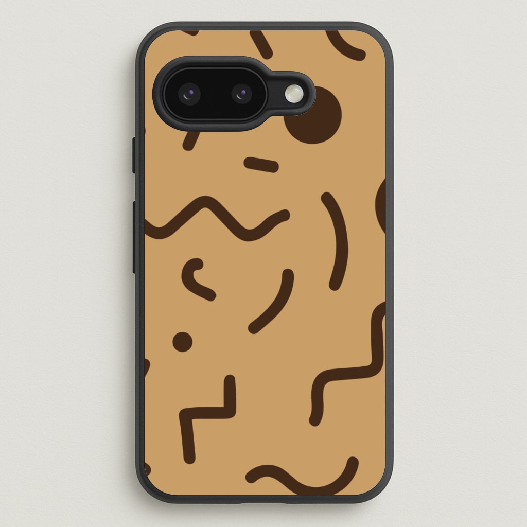 Nude Abstract Pattern - Eighties - Eighties Phone Case for Google Pixel 9a