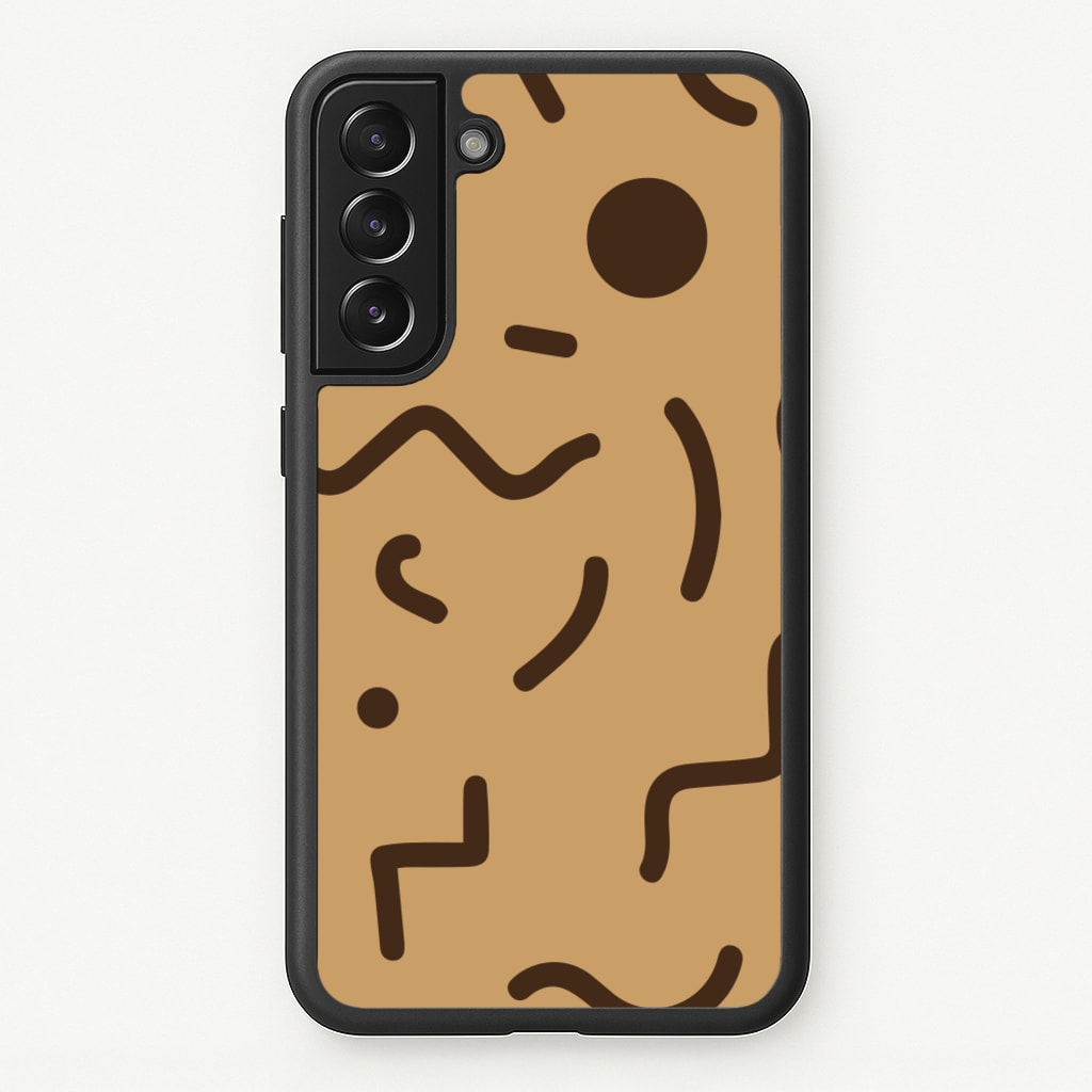 Nude Abstract Pattern - Eighties - Eighties Phone Case for Galaxy S21FE
