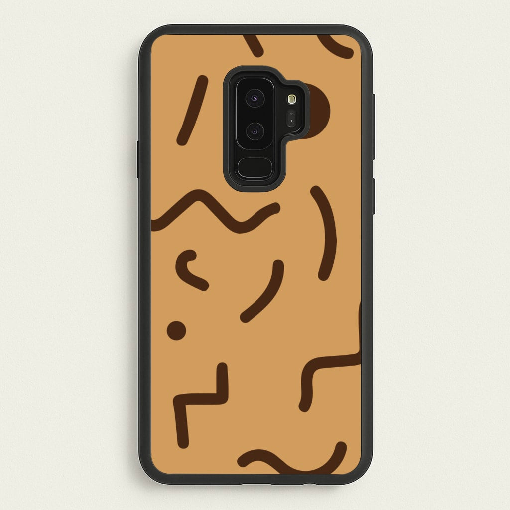 Nude Abstract Pattern - Eighties - Eighties Phone Case for Galaxy S9 Plus