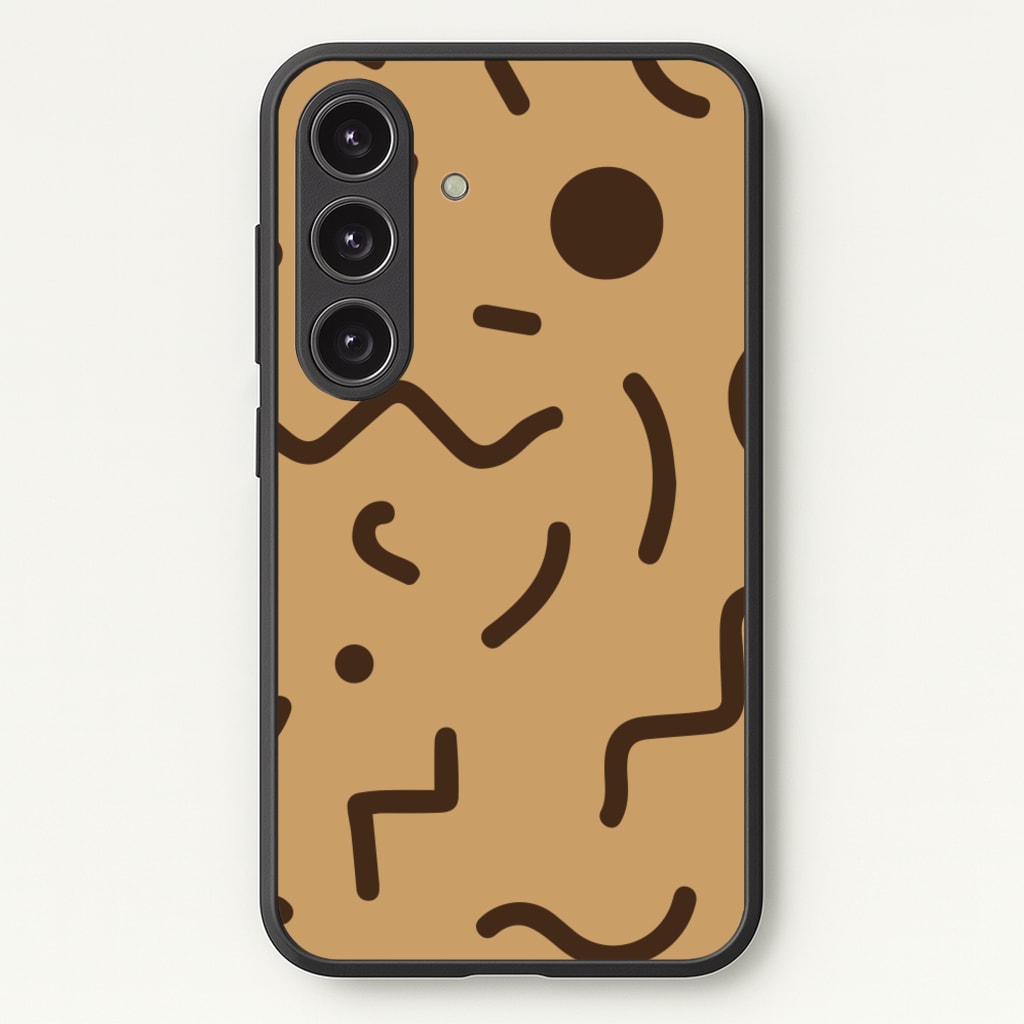 Nude Abstract Pattern - Eighties - Eighties Phone Case for Galaxy S25 Plus