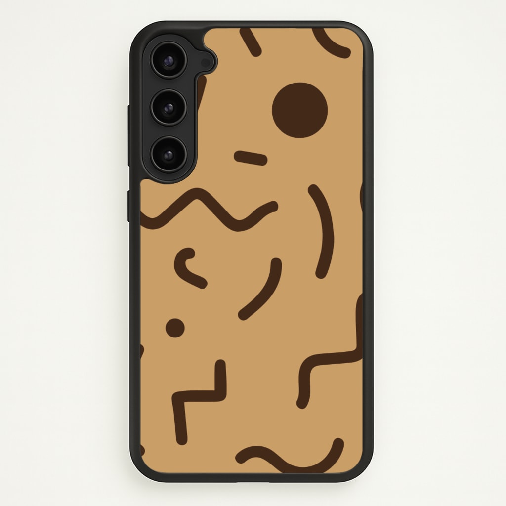 Nude Abstract Pattern - Eighties - Eighties Phone Case for Galaxy S23 Plus