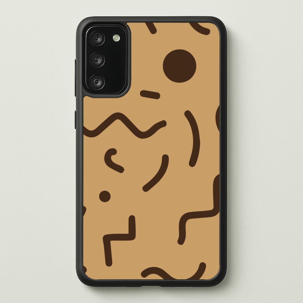 Nude Abstract Pattern - Eighties - Eighties Phone Case for Galaxy S20